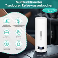 Fierbător auto Dreamhigh, 450 ml, 96 W, oțel inoxidabil - 12V 2