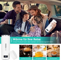 Fierbător auto Dreamhigh, 450 ml, 96 W, oțel inoxidabil - 12V 6