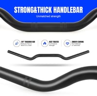 DREAMIZER 25mm Motorkerékpár Kormány Bobber Cafe Racer Cruiser Chopper Fekete 2