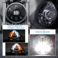 DREAMIZER 5.75" LED Fényszóró E-Jóváhagyott Nappali Menetfény Harley Dyna Softail Sportster 2
