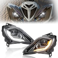 DREAMIZER 64W LED Motorkerékpár Fényszóró Yamaha Raptor 700 YFZ 450 Wolverine 1