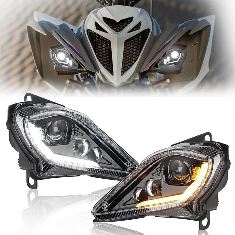 DREAMIZER 64W LED Motorkerékpár Fényszóró Yamaha Raptor 700 YFZ 450 Wolverine