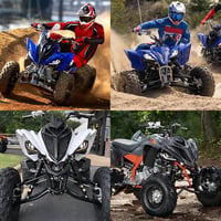 DREAMIZER 64W LED Motorkerékpár Fényszóró Yamaha Raptor 700 YFZ 450 Wolverine 2
