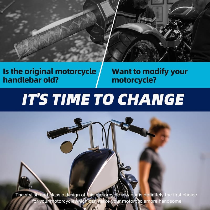 DREAMIZER 8 hüvelykes felrögzítésű Z kormány 1 colos kormányszár Univerzális motorkormány Harley Yamaha Suzuki Kawasaki MT09 MT07 Cruiser To
