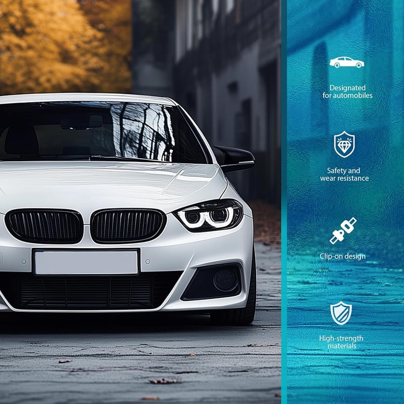 DREAMIZER autó tükör sapka fekete BMW 1 2 3 4 sorozat F20 F30 X1 kompatibilis