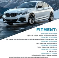 DREAMIZER autó tükör sapka fekete BMW 1 2 3 4 sorozat F20 F30 X1 kompatibilis 4