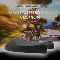 DREAMIZER Cafe Racer Motoros Nyereg Fekete Vintage Humpback Ülés CG125 CB400 CB500 CB750 SR400 5