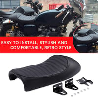 DREAMIZER Cafe Racer Motoros Nyereg Fekete Vintage Humpback Ülés CG125 CB400 CB500 CB750 SR400 4