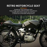 DREAMIZER Cafe Racer Motoros Nyereg Fekete Vintage Humpback Ülés CG125 CB400 CB500 CB750 SR400 7