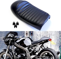 DREAMIZER Cafe Racer Motoros Nyereg Fekete Vintage Humpback Ülés CG125 CB400 CB500 CB750 SR400 8