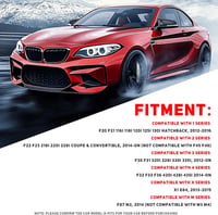 DREAMIZER Karbon Tükörborítás BMW Sorozatokhoz - Visszapillantó Tükör Burkolat F20 F30 F32 X1 E84 1-2-3-4 Széria Modellekhez 4