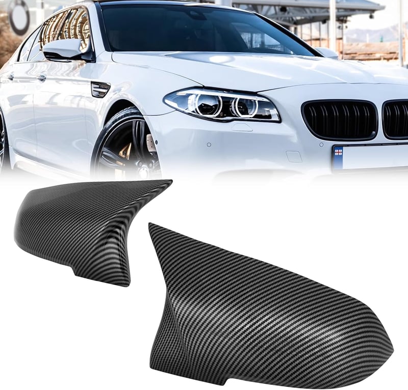 DREAMIZER Karbon Tükörborítás BMW Sorozatokhoz - Visszapillantó Tükör Burkolat F20 F30 F32 X1 E84 1-2-3-4 Széria Modellekhez