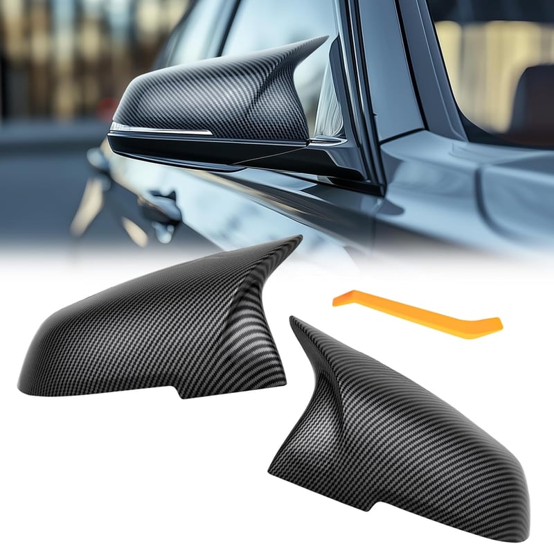 DREAMIZER Karbon Tükörborítás BMW Sorozatokhoz - Visszapillantó Tükör Burkolat F20 F30 F32 X1 E84 1-2-3-4 Széria Modellekhez