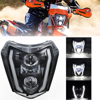 DREAMIZER Motorcycle LED Fényszóró E24 6500K Enduro ATV KTM Kompatibilis 1