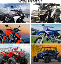 DREAMIZER Motoros Első Fényszóró Angyal Szem DRL Világítással - 12/24V Vízálló Ködlámpa R1200GS Kompatibilis ATV UTV Terepjárókhoz 5