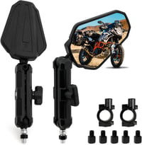 DREAMIZER Univerzális Motorkerékpár Visszapillantó Tükör 8-10mm Csavaros Rögzítéshez 1