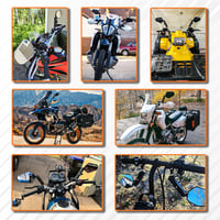 DREAMIZER Univerzális Motorkerékpár Visszapillantó Tükör 8-10mm Csavaros Rögzítéshez 5
