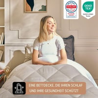 DREAMWAY Nyári Paplan 140x200 cm - Ultrakönnyű 150 GSM Mikroszálas Pléd - Légáteresztő és Mosható 6