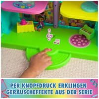 DreamWorks Gabby's Dollhouse set de joacă casă de păpuși Purrfect Party cu 15 piese, design curcubeu, peste 60 cm, cu figurină Gabby și mobilier 7