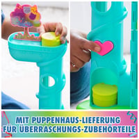 DreamWorks Gabby's Dollhouse set de joacă casă de păpuși Purrfect Party cu 15 piese, design curcubeu, peste 60 cm, cu figurină Gabby și mobilier 9