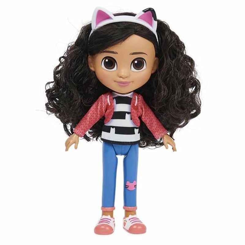DREAMWORKS GABBY'S DOLLHOUSE Bábika Gabby Girl 20 cm, s doplnkom čelenky s mačacími ušami, od 3 rokov, Spin Master 6060430