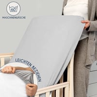 Dreamzie 2 db Gumis Lepedő 60x120-70x140 cm Szürke Pamut 6