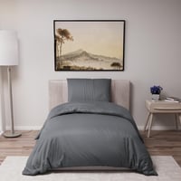 Dreamzie Ágyneműhuzat szett 135x200 cm mikroszálas sötétszürke 1