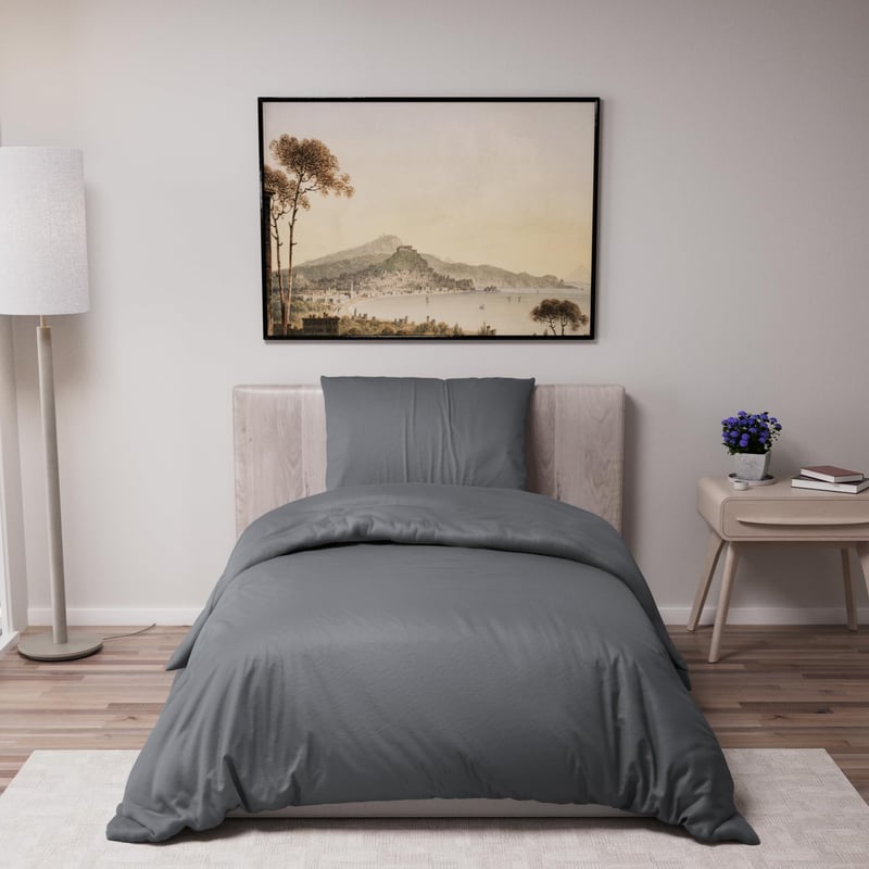Dreamzie Ágyneműhuzat szett 135x200 cm mikroszálas sötétszürke