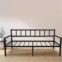 Dreamzie Day Bed fém kanapéágy - fekete - 92x202 cm 1