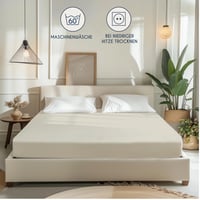 Cearșaf cu elastic Dreamzie 160x200 cm, 100% bumbac jersey, husă de protecție pentru saltea 6