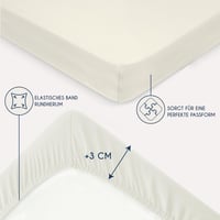 Cearșaf cu elastic Dreamzie 160x200 cm, 100% bumbac jersey, husă de protecție pentru saltea 4