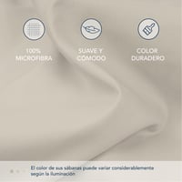 Napínacia plachta Dreamzie 80x200 cm – Ultra jemná prestieradlová plachta z mikrovlákna s 35 cm hlbokými okrajmi, béžová, s certifikátom Oeko-Tex, priedušná 4