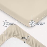 Dreamzie Jersey plahta s gumicom za bebe 40x80 cm - pakiranje od 2 komada - 100% pamuk 4