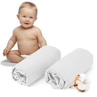 Dreamzie Jersey plahta s gumicom 40x90 cm za bebe - pakiranje od 2 komada - 100% pamuk 1