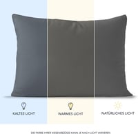 Dreamzie Jersey Pamut Párnahuzat 30x50 cm Antracit 2 db 5