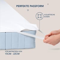 Dreamzie Premium Molton Matracvédő 180x200 cm - 100% Pamut, Oeko-Tex - 180 x 200 cm - 1er Set 4
