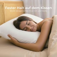 Dreamzie Pamut Párnahuzat 30x50 cm 2 db Fehér Sűrűn Szövött Oeko Tex 6