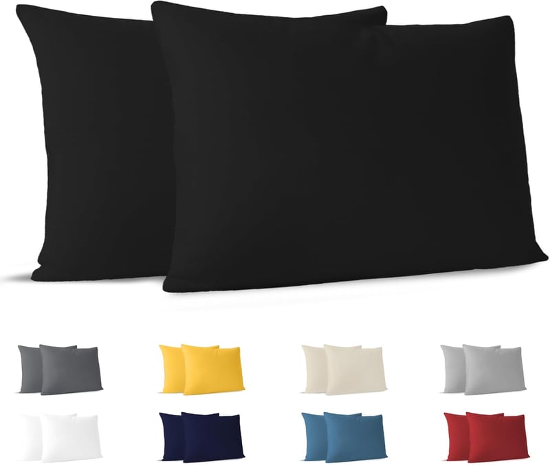Dreamzie pamut párnahuzat 40x60 cm 2 db fekete hipoallergén