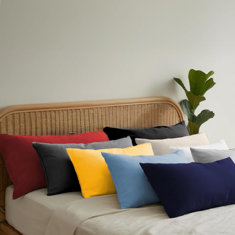 Dreamzie Jersey Pamut Párnahuzat 30x50 cm Antracit 2 db