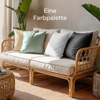 Obliečky na vankúš Dreamzie 50x50 cm 2 ks – 100% organická bavlna, zelené, so zipsom, certifikát Oeko-Tex 7