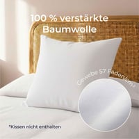 Obliečka na vankúš Dreamzie 60x60 cm – 100 % bavlna renforcé – biela 3
