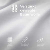 Obliečka na vankúš Dreamzie 60x60 cm – 100 % bavlna renforcé – biela 5