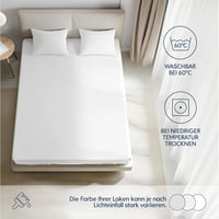 Dreamzie Premium gumis lepedő 180x200 cm vastag matrachoz 100% pamut 5