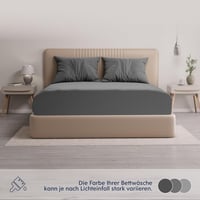 Dreamzie Premium Gumis Lepedő 90x200-100x200 cm Jersey Pamut Antracit 5