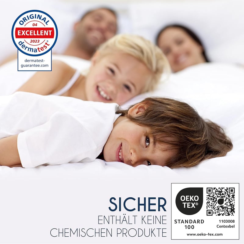 Dreamzie Matracvédő 160x200 cm Vízálló Pamut Polyester Légáteresztő Matractopper Oeko-Tex Tanúsítvánnyal EU Gyártás