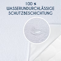 Dreamzie vodootporna zaštita za madrac 90x200 cm, Oeko-Tex certificirana, proizvedeno u EU, zaštita od vlage, prozračna, s elastičnim trakama na 4 kuta, periva, protiv grinja 3
