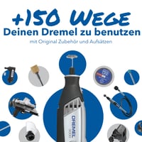 Unealtă multifuncțională Dremel 3000 130W, cu 1 accesoriu și 25 consumabile, turație variabilă 10000-33000 rpm, pentru tăiere, șlefuire, gravare, lustruire 7