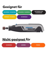 Unealtă multifuncțională cu acumulator Dremel Lite 7760, 3,6V, 15 accesorii, 8000-25000 RPM - Sculptare, Gravare, Șlefuire, Lustruire, Curățare 4