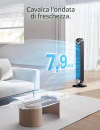 DREO Cruiser Pro T2S okos toronyventillátor - fekete - 106 cm, 90° oszcilláció, 9 fokozat 3