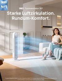 Stĺpový ventilátor DREO Nomad One, tichý, 90° oscilácia, 4 rýchlosti, 4 režimy, 8-hodinový časovač, s diaľkovým ovládaním, 92 cm, čierny 3
